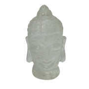 Clear Quartz Buddha Face Idol: Spiritual Awareness : 1-50 gms Love Rocks Idol